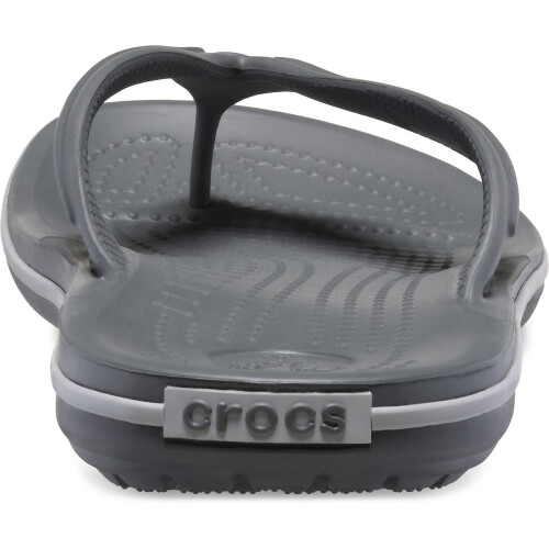 Crocs (, ) Crocs Crocband Thermoplastic Men's Slate Grey/Smoke Flip Flops 1