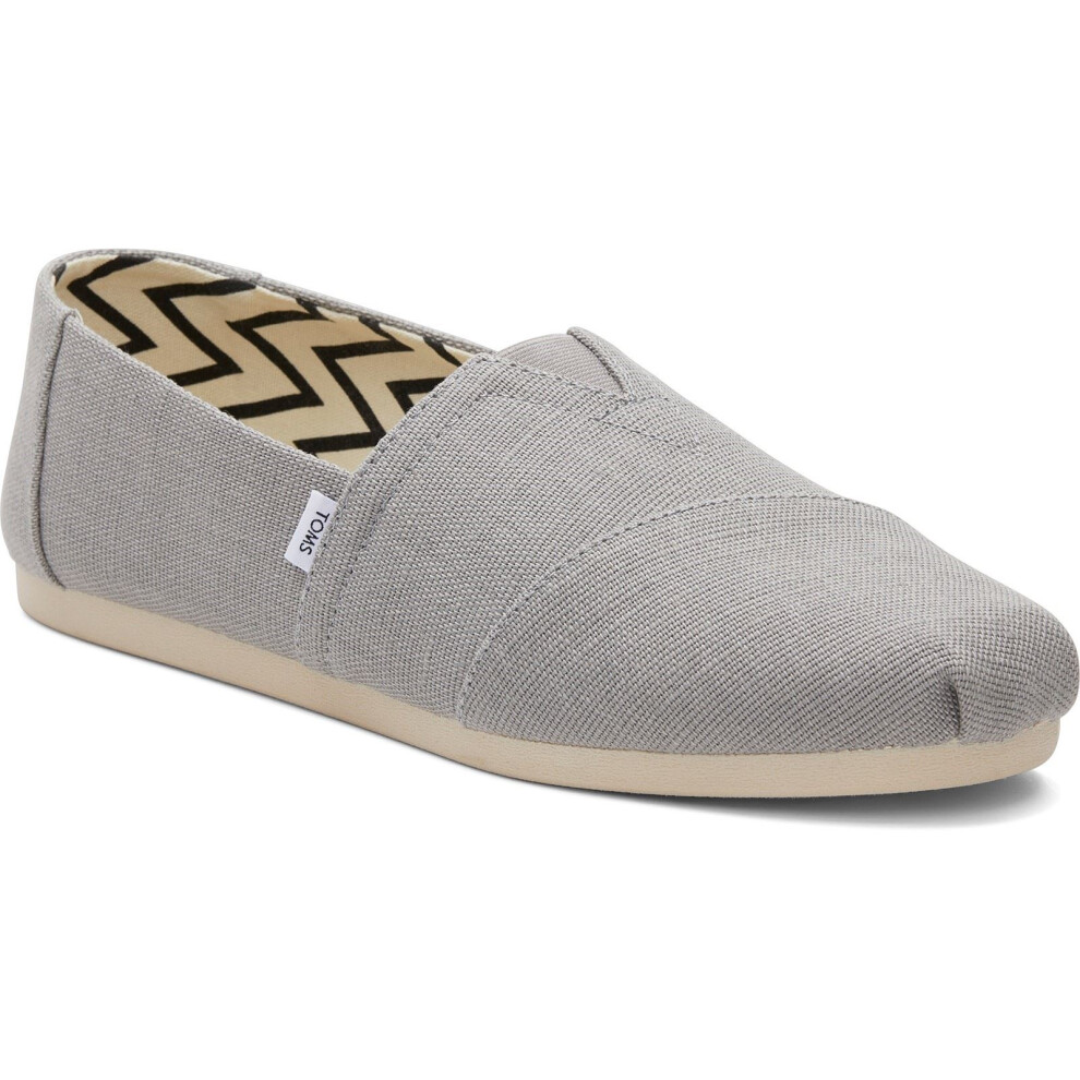 Toms (, ) Alpargata Cotton Men's Drizzle Grey Espadrilles