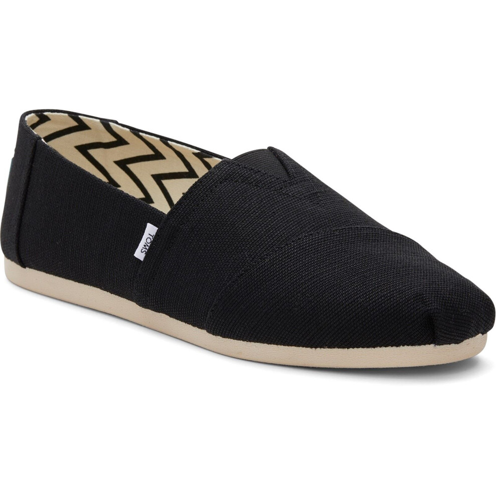 Toms (, ) Alpargata Cotton Men's Black Espadrilles