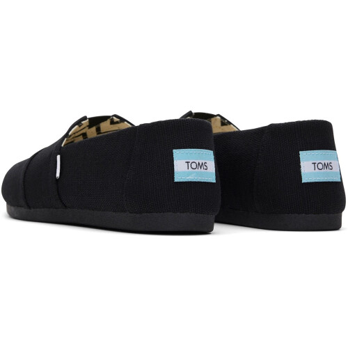 Toms (, ) TOMS Alpargata Cotton Women's Black Espadrilles 1