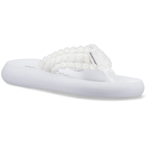 ROCKET DOG (, ) Rocket Dog Spotlight Atom Textile Women's White Flip Flops