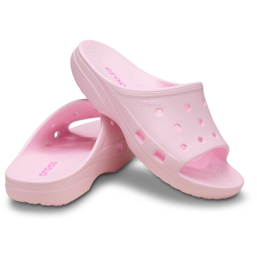 Crocs (, ) Crocs Classic Thermoplastic Women's Pink Milk Slides 2
