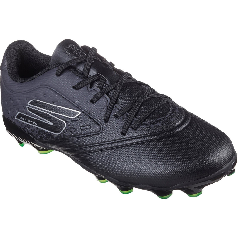 Skechers (, ) Razor 1.5 Jr Youth Fg Men's Football Boots Black/Silver