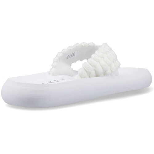 ROCKET DOG (, ) Rocket Dog Spotlight Atom Textile Women's White Flip Flops 1