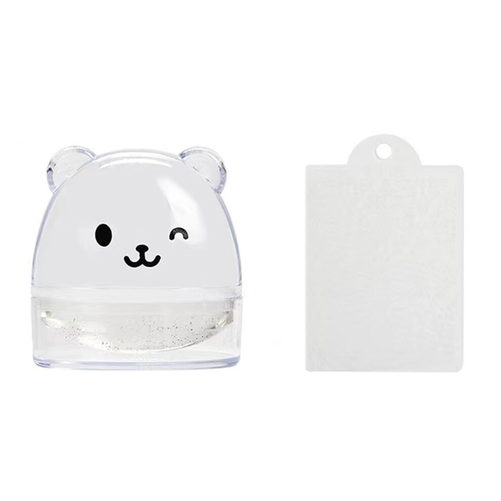 Clear Silicone French Tip Nail Art Stamper Set with Scraper for  Manicure