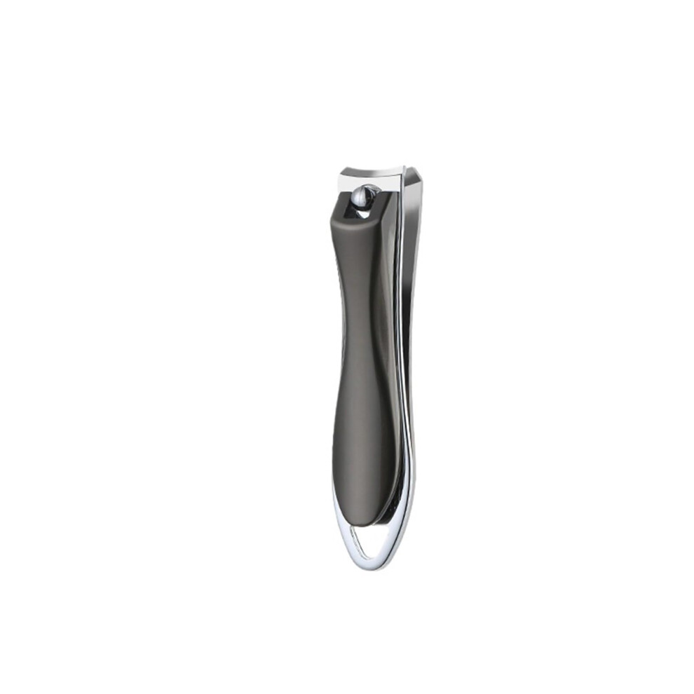 Black Nail Clipper Stainless Steel Professional Fingernail And Toenail Clipper With Ergonomic Grip