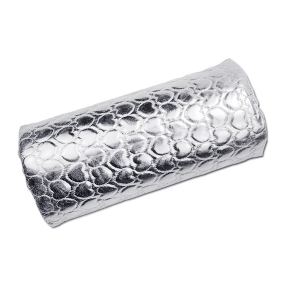 PU Leather Nail Hand Rest Pillow with Comfortable Support and Heart Shape for Salon Manicure