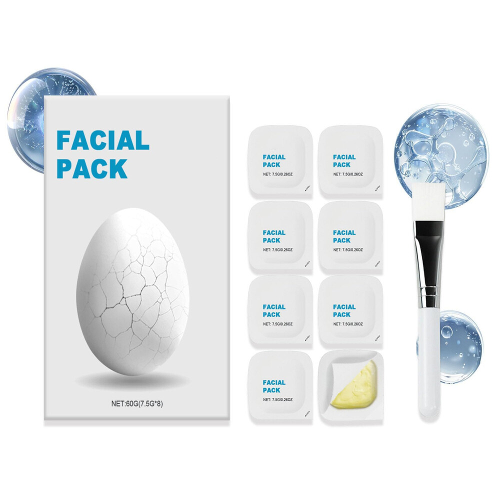 White Zombie Facial Mask For All Skin Types, Pore Tightening And Hydrating Lifting Washoff Mask 1Pcs