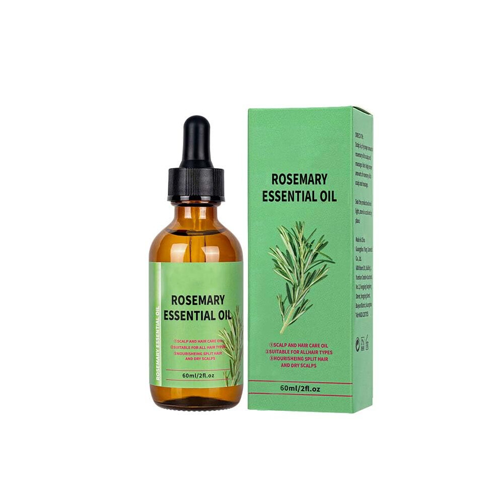 Rosemary and Biotin Hair Growth Oil with Rice Water Extract for Fuller Hair and Scalp Care 1.69oz