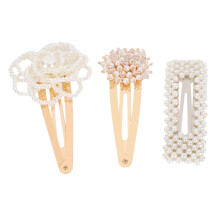Exquisites Geschenk: Perlenhaarschmuck, vielseitig einsetzbar, robust und langlebig, leicht, elegantes Design, hält das Haar fest, geeignet für