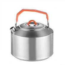 Lightweight Kettle Outdoor Use 1.5L Capacity Stainless Steel Construction Camping Kettle