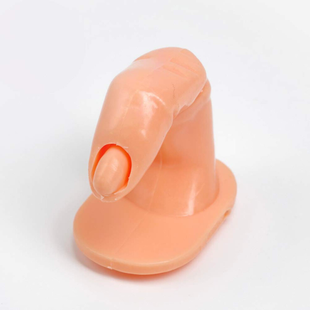 Practice Nail Set with Reusable Practice Finger for Acrylic and Gel Nails Manicure Training