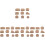 36Pcs Light Brown Pottery Mug Handle Molds DIY Manual Mold for Decor 2