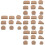 36Pcs Light Brown Pottery Mug Handle Molds DIY Manual Mold for Decor 6