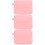3Pcs Large Capacity Silicone Denture Case Pink Retainer Storage Box 10