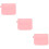 3Pcs Large Capacity Silicone Denture Case Pink Retainer Storage Box 11