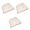 3Pcs Stable ABS Corner Holder for Aquarium Fish Tank Home Storage 4