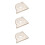 3Pcs Stable ABS Corner Holder for Aquarium Fish Tank Home Storage 6