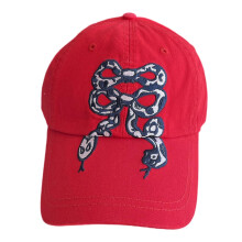 Sweet Bowknot Cotton Sun Hat For Teens Adjustable Multifunction Windproof Duck Tongue Brim Sweet Red