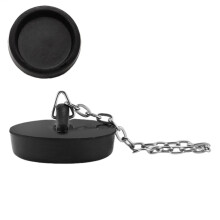Flexible Rubber Sink Plug with LeakProof Seal, Heat Resistant Drain Stopper for Kitchen and Bathroom