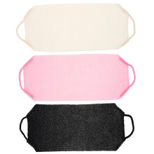 Bath Towels Set with Exfoliating Shower Towels, Long Back Scrubber, Gentle Skin Care, 3 Sets