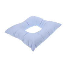 Massage Table Face Cradle Pillow with Ergonomic UShape Design, Soft Cotton Spa Facial Cushion, Sky Blue
