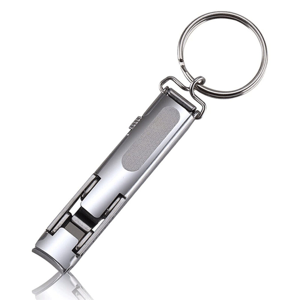 Foldable Stainless Steel Nail Clipper UltraThin Precision Toenail and Fingernail Trimmer