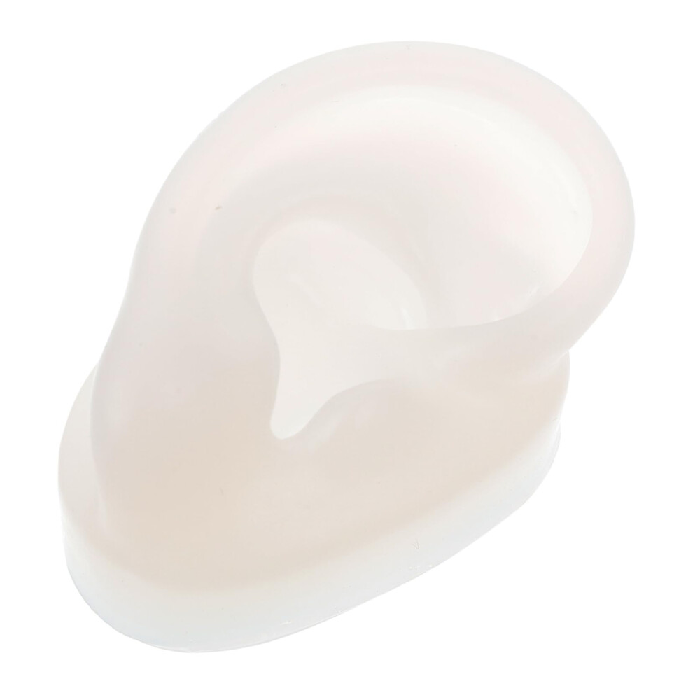 Human Ear Model Silicone Realistic Anatomy for Piercing Practice Jewelry Display and Training