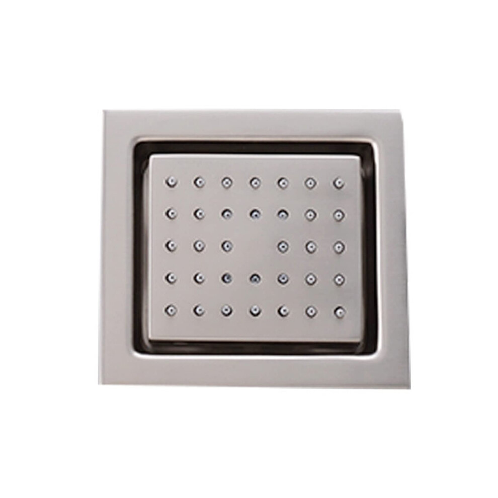 Body Spray Shower Jet Brass Square Shower Body Sprayer Brushed Spa System Shower Set Adjustable Wall Mounted 9094768398333