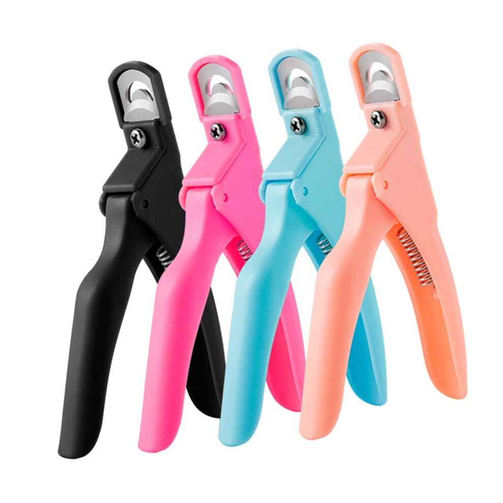 Nail Clipper Set 4pcs UShape Professional Nail Cutter with Ergonomic Grip for Acrylic and Natural Nails