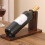Rustic Wooden Wine Rack Single Bottle Holder with Stable Structure for Home Kitchen Decor 3