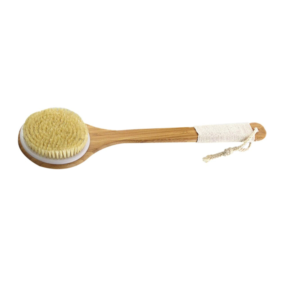 Back Scrubber with Long Handle and Soft Bristle Bath Brush for Gentle Exfoliation and Deep Cleansing