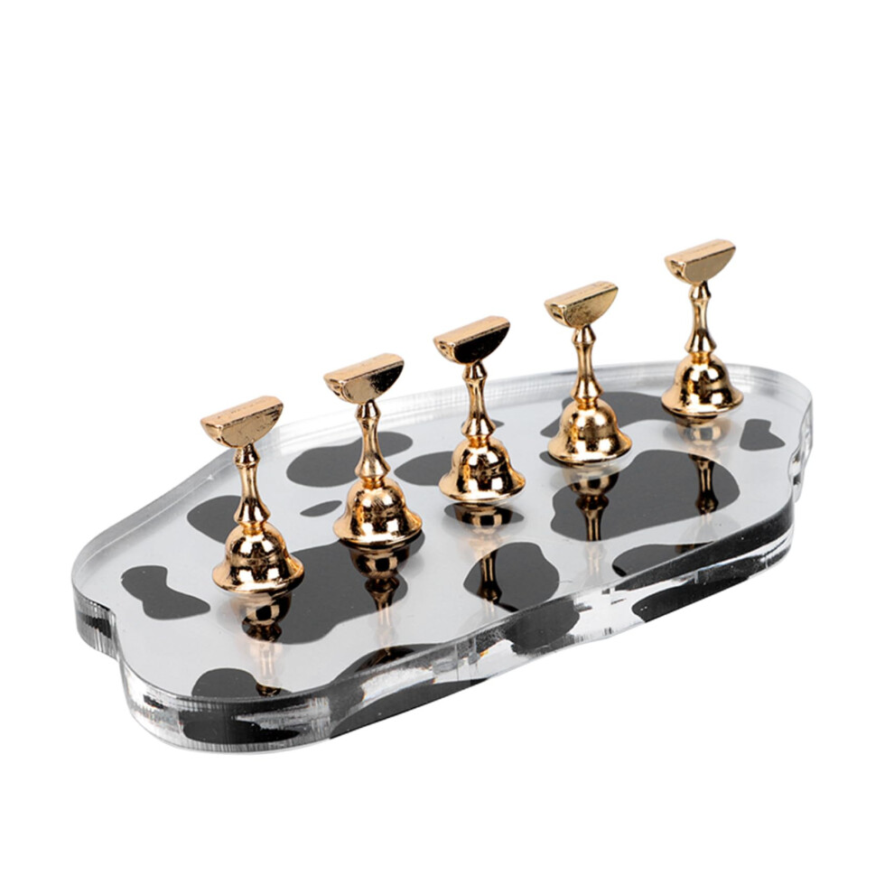 Nail Art Practice Stand with Stable Base, Acrylic Nail Display Stand for Salon and Home Training