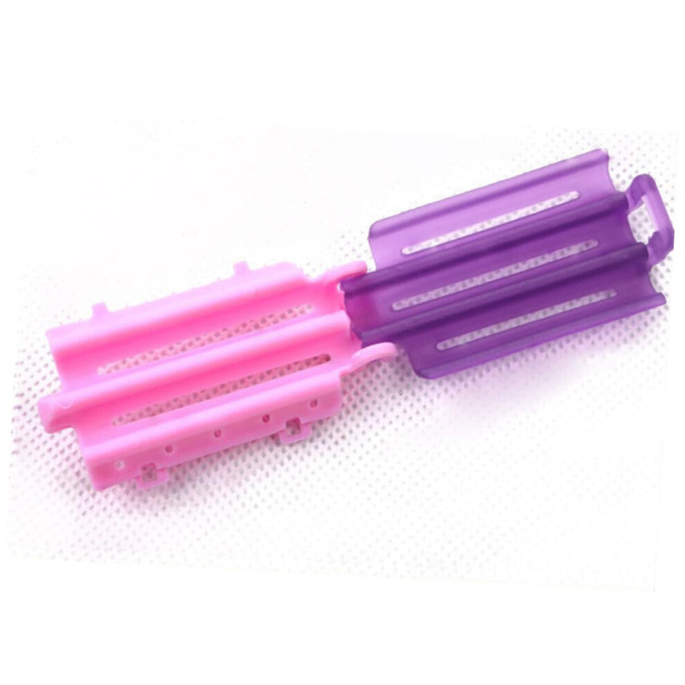 45pcs No Heat Hair Curlers Overnight Rollers Easy DIY Styling Clips Gentle Hold Random Color