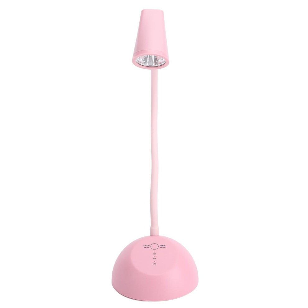 LED Nail Lamp Cordless Rechargeable 2500mAh Touch Sensor Dual Timer for Salon and Home Use