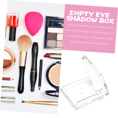 4pcs Square Empty Eyeshadow Pans for Palette Refills Compact Travel Size DIY Makeup 1