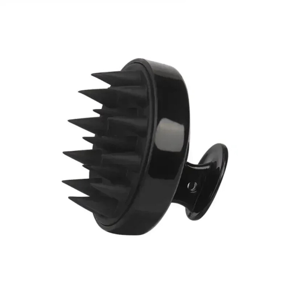 Scalp Massage Brush Silicone Shampoo Tool with Ergonomic Grip for Wet and Dry Hair Styling