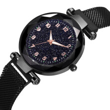 Ceas elegant cu cuarț, cu design sportiv la modă, cu bandă magnetică, impermeabil, pentru utilizare zilnică, pentru toate ocaziile