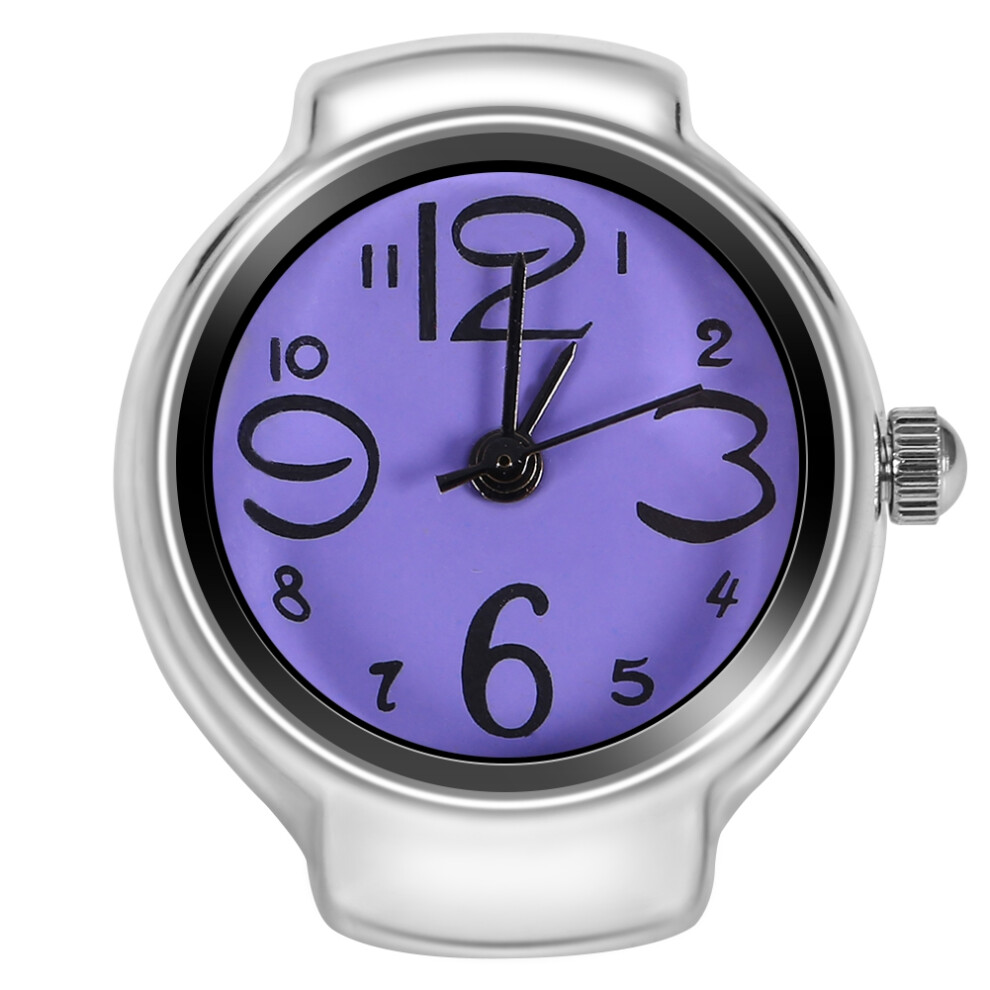 Analog Finger Ring Watch For Women Men Stylish Ring Watch With Precise Quartz Movement And Large Arabic Numerals Elegant Design Pair With Any Outfit 9176269011055