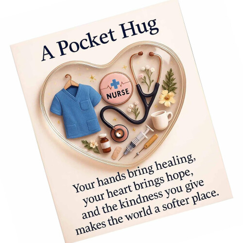 Multifunctional Acrylic Pocket Nurse Hug Elegant-1PCS C
