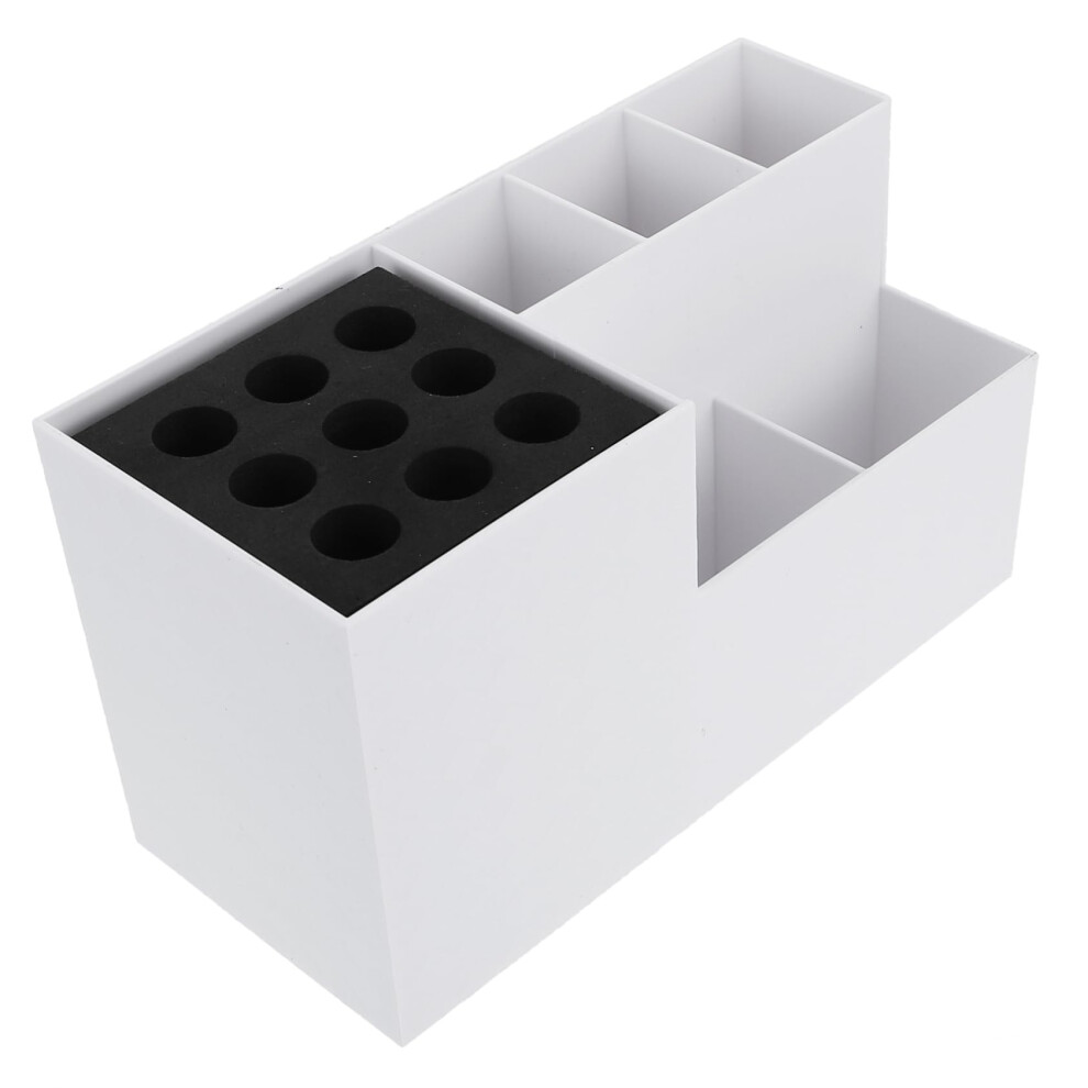 Hairdressing Tool Organizer with Tool Protection and Quick Access ABS Barber Scissor Holder Box