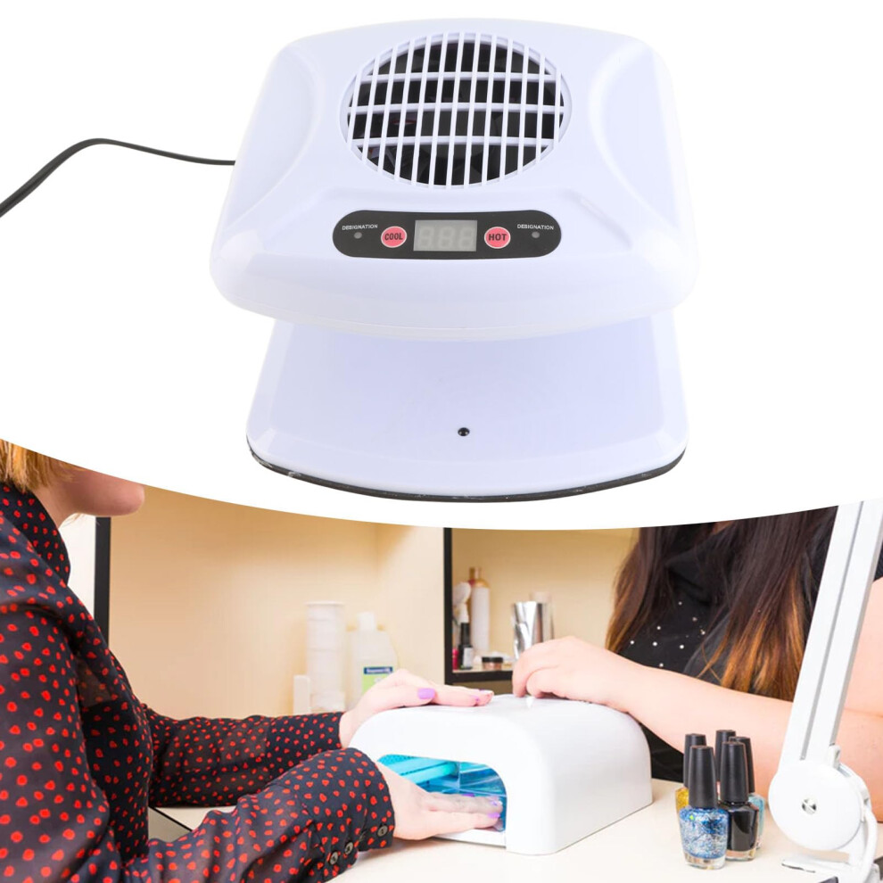 Nail Dryer 300W LED Nail Lamp with Automatic Infrared Sensor, Hot and Cool Air for Salon and Home