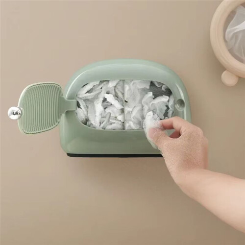 Kitchen Storage Organizer Box for Plastic Wrap, Wall-Mounted,Bathroom Accessories, Home Organization Solutions A 2