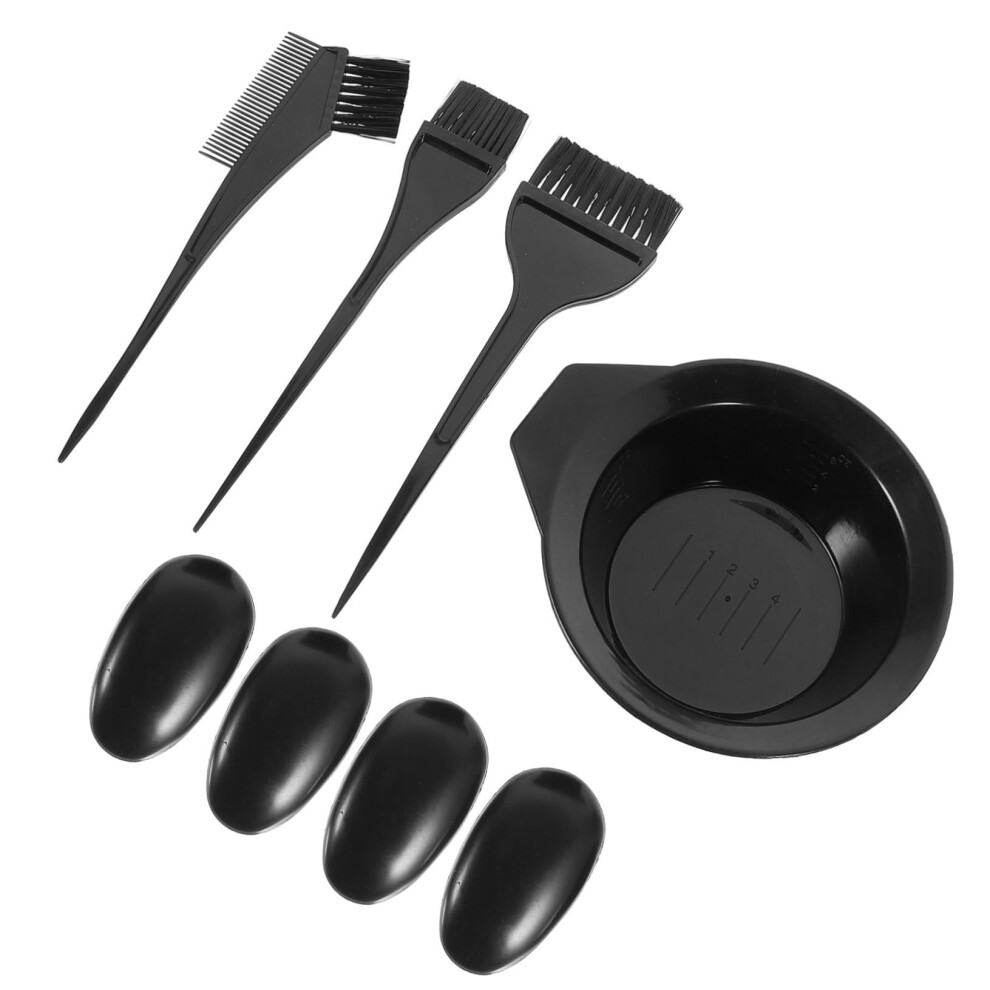 Pink Hair Dyeing Kit With Bowl Brush Comb Clips For Even Color Application Home And Salon