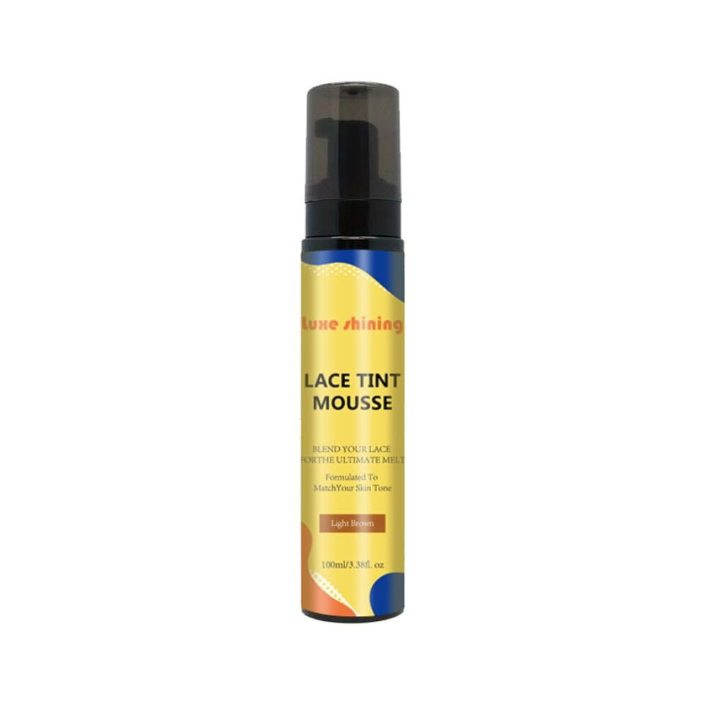Lace Wig Melt Spray and Tinted Lace Wig Mousse, Quick Dry Formula for Natural Hairline, 100ml