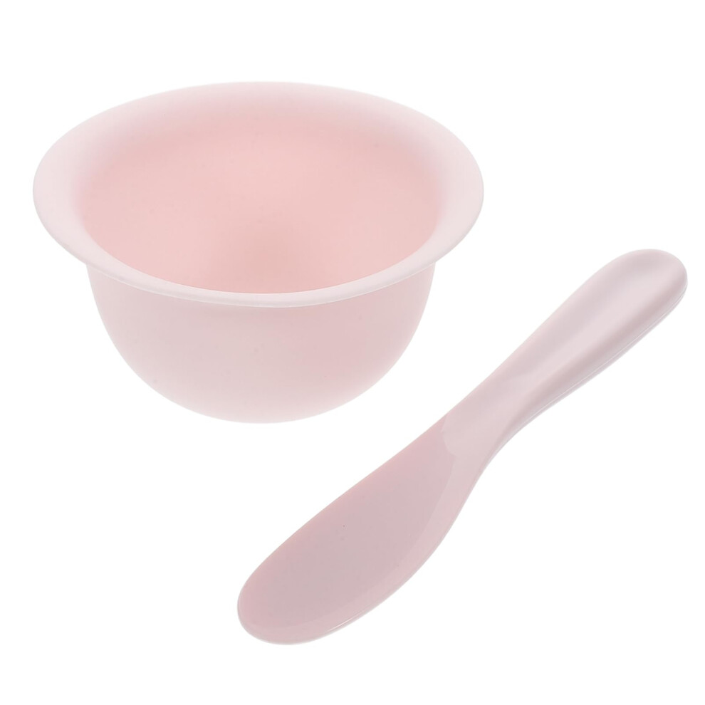 Silicone Face Mask Mixing Bowl and Spatula Set for Skincare with Gentle Mess Application