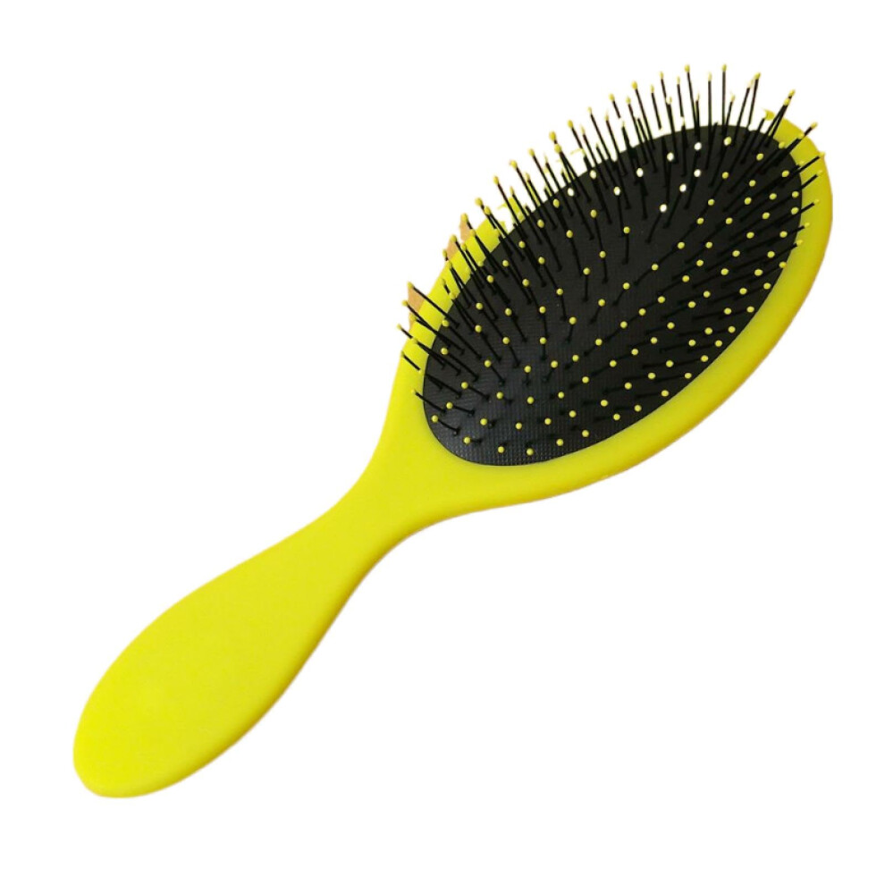 Unisex Detangling Hair Brush With Flexible Nylon Bristles For Wet Curly Hair And Relaxing Scalp Massage