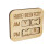 Wood Pet Feeding Reminder With Elegant Bone Shaped Designs-N2 1