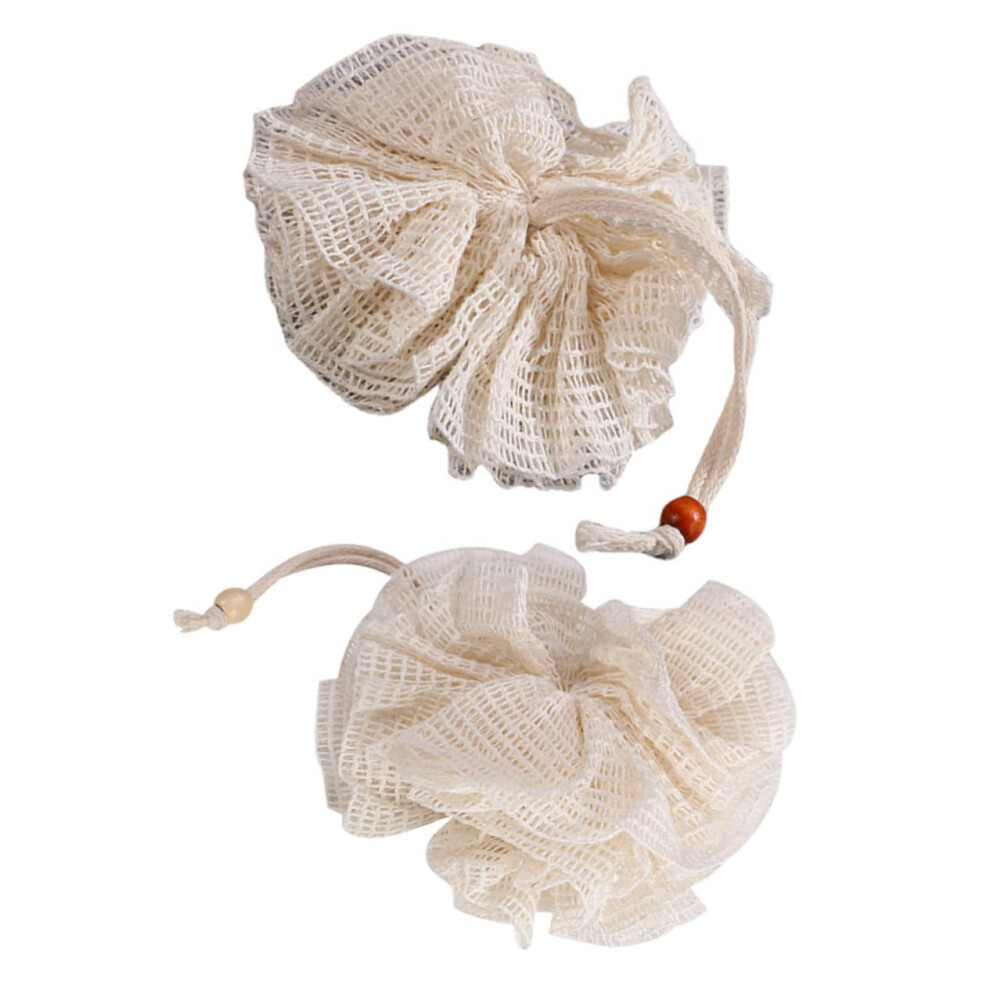 Bath Sponge Set with Dense Foam and Gentle Exfoliation for Daily Body Washing, 2pcs Random Color