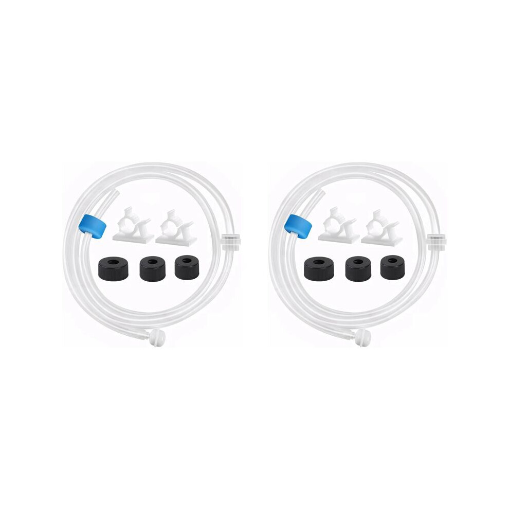 2X Soap Dispenser Extension Tube Kit For Kitchen Sink, 47Inch Under Sink Soap Dispenser Tube With Upgraded Check Valve 6031112251794